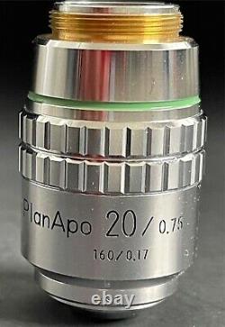Nikon Planapo Cpn 20x 0.75 160mm Objectif Microscope Lens Mint Condition