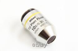 Nikon TU Plan Fluor 10x / 0.30 A? /0 EPI OFN25 WD17.5 Objectif de microscope