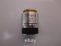 OLYMPUS SPlan s plan 4x Lentille d'objectif de microscope 0.13 160/0