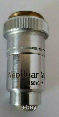 Objectif De Zeiss Microscope Neofluar 40/0,75 160/0,17