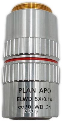 Objectif Edmund Optics EO Plan APO ELWD 5x/0,14