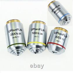 Objectif Fluorescent Plan Semi-apochromatique Système Infini Filetage 20mmRMS