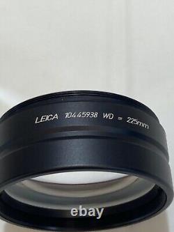 Objectif Leica 10445938 WD=225mm Lentille de microscope chirurgical avec étui