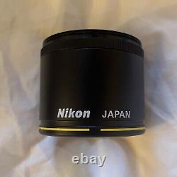 Objectif NIKON ED Plan 0.75x pour microscope stéréoscopique Fabriqué au Japon