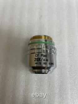 Objectif Nikon 20x 0.40 Wd 11.0 20x 0.40 0 Bd Elwd Microscope Lentille
