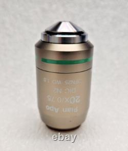 Objectif Nikon Plan Apo DIC N2 20x /. 75 1.0 Wd Microscope