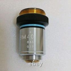 Objectif Nikon Pour Microscope Bm40 0.65 0.17 Fabriqué Au Japon