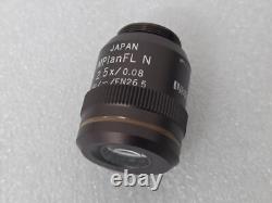 Objectif OLYMPUS MPlanFL N 2.5X / 0.08? /-/FN26.5