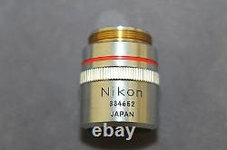 Objectif Objectif Nikon M Plan 5x 0.1 210/0 Microscope