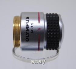 Objectif Olympus A4 0.1 160 / Microscope OLIMPAS du Japon