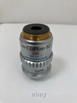 Objectif Olympus LWD CDPlan 40x 0,55 160 rénové pour microscope CH, CH2