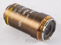 Objectif achromatique plan Nikon 10x MRL00102