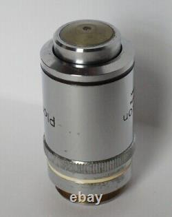 Objectif biologique Nikon pour microscope CF Plan 100 huile 1.25 160/0.17 Utilisé