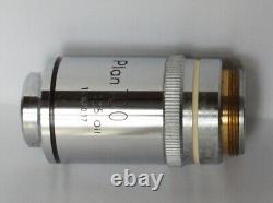Objectif biologique Nikon pour microscope CF Plan 100 huile 1.25 160/0.17 Utilisé