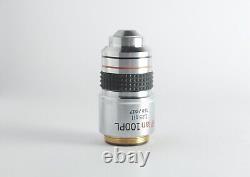 Objectif de contraste de phase Olympus SPlan 100 PL 1.25 huile 160/0.17 microscope