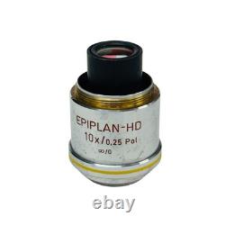 Objectif de microscope Carl Zeiss EPIPLAN-HD 10x/0,25 Pol Infinity 5237206