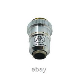 Objectif de microscope Carl Zeiss Neofluar 6.3x / 0.20 160/- 4603926 Allemagne