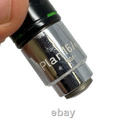 Objectif de microscope Carl Zeiss Plan 16/0.32 160/- Lentille d'objectif 4170411 Fabriqué en Allemagne