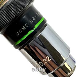 Objectif de microscope Carl Zeiss Plan 16/0.32 160/- Lentille d'objectif 4170411 Fabriqué en Allemagne