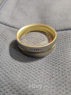 Objectif de microscope Carl Zeiss f=200 48mm pour microscope chirurgical OPMI
