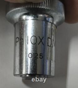 Objectif de microscope Correct Tokyo PH 10X DM 0.25 Lentille de 120707 RARE OPTICAL