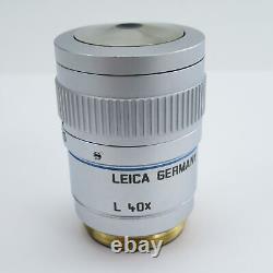 Objectif de microscope LEICA HCX PL FLUOTAR L 40x/0.60 CORR XT INFIN/0-2/C 506208