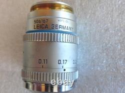 Objectif de microscope Leica HCX PLAN APO 40x. 85 CORR? / 0.11-0.23/C 506167