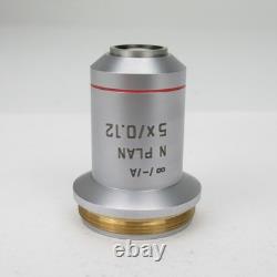 Objectif de microscope Leica N Plan 5x/0,12 corrigé à l'infini M25 506087