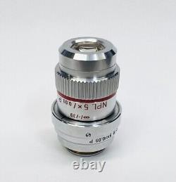 Objectif de microscope Leitz NPL 5X/0,09 P Corr. à l'infini ICR polarisant DIC
