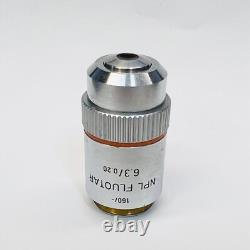 Objectif de microscope Leitz NPL Fluotar 6.3X0.20 160mm
