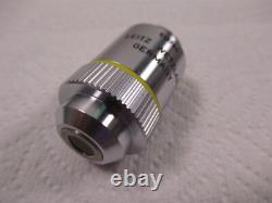 Objectif de microscope Leitz Wetzlar 519-760 EF 10X 0,25 Jaune