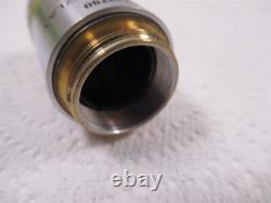 Objectif de microscope Leitz Wetzlar 519-760 EF 10X 0,25 Jaune