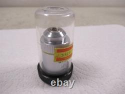 Objectif de microscope Leitz Wetzlar 519-760 EF 10X 0,25 Jaune