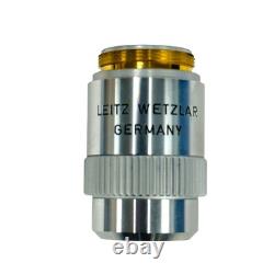 Objectif de microscope Leitz Wetzlar PL Plan 2.5x 170mm 2.5/0.08 Photo Macro