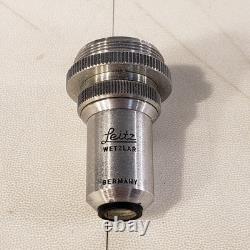 Objectif de microscope Leitz Wetzlar UM 5/0.10 Lentille 5x