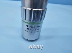 Objectif de microscope MITUTOYO M Plan Apo 20X/0.42? /0 f=200