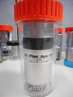 Objectif de microscope Mitutoyo 100X BD PLAN APO 100.70 378-836 d'occasion