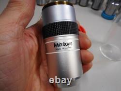 Objectif de microscope Mitutoyo 100X BD PLAN APO 100.70 378-836 d'occasion