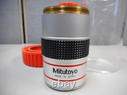 Objectif de microscope Mitutoyo 5x BD PLAN APO 5.014 d'occasion