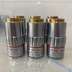 Objectif de microscope Mitutoyo M Plan Apo 5x/0.14 utilisé et testé par Fedex