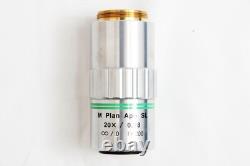 Objectif de microscope Mitutoyo M Plan Apo SL 20x / 0.28 Infi/0 f=200 #5430
