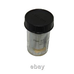 Objectif de microscope NIKON Plan 40X 40/0,65 160/0,17