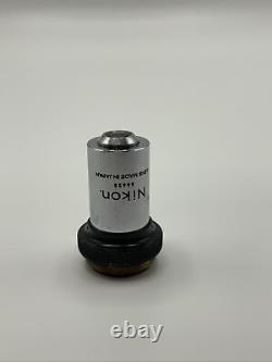 'Objectif de microscope Nikon 40 0,65 0,17'