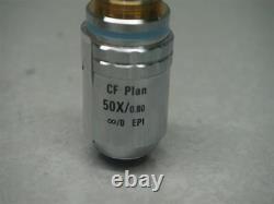 Objectif de microscope Nikon 50X/0.80 WD. 0.54 CF Plan pour Nikon MM-40