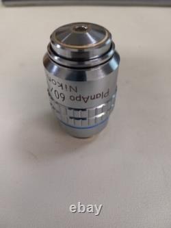 Objectif de microscope Nikon 60X/1.40 DM Plan Apo avec immersion dans l'huile 160mm