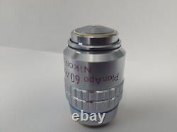 Objectif de microscope Nikon 60X / 1,40 à immersion dans l'huile DM Plan Apo 160mm Japon
