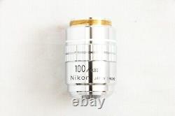 Objectif de microscope Nikon BD Plan 100x / 0.80 ELWD 210/0 Lentille #4638