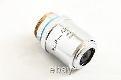 Objectif de microscope Nikon BD Plan 60x 0,80 210/0 Optiphot, lentille n° 4637