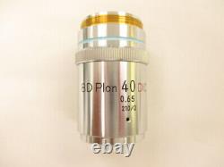 Objectif de microscope Nikon BD Plan DIC 40X 40x / 0.65 210/0 Nomarski M26