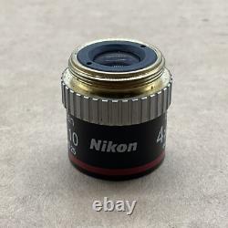 Objectif de microscope Nikon BE Plan 4x/0,10 ? /- WD 25